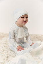 Patchwork Footie, Hat & Blanket Set - Blue by KIPP™ Collection
