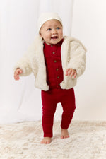 Atelier Cable Fur Jacket - White by KIPP™ Collection