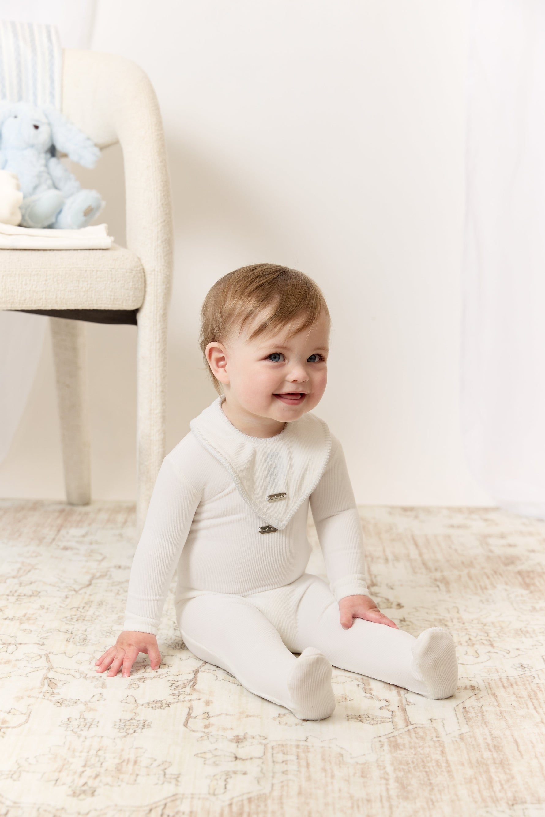 Atelier Bunny Footie - Blue by KIPP™ Collection