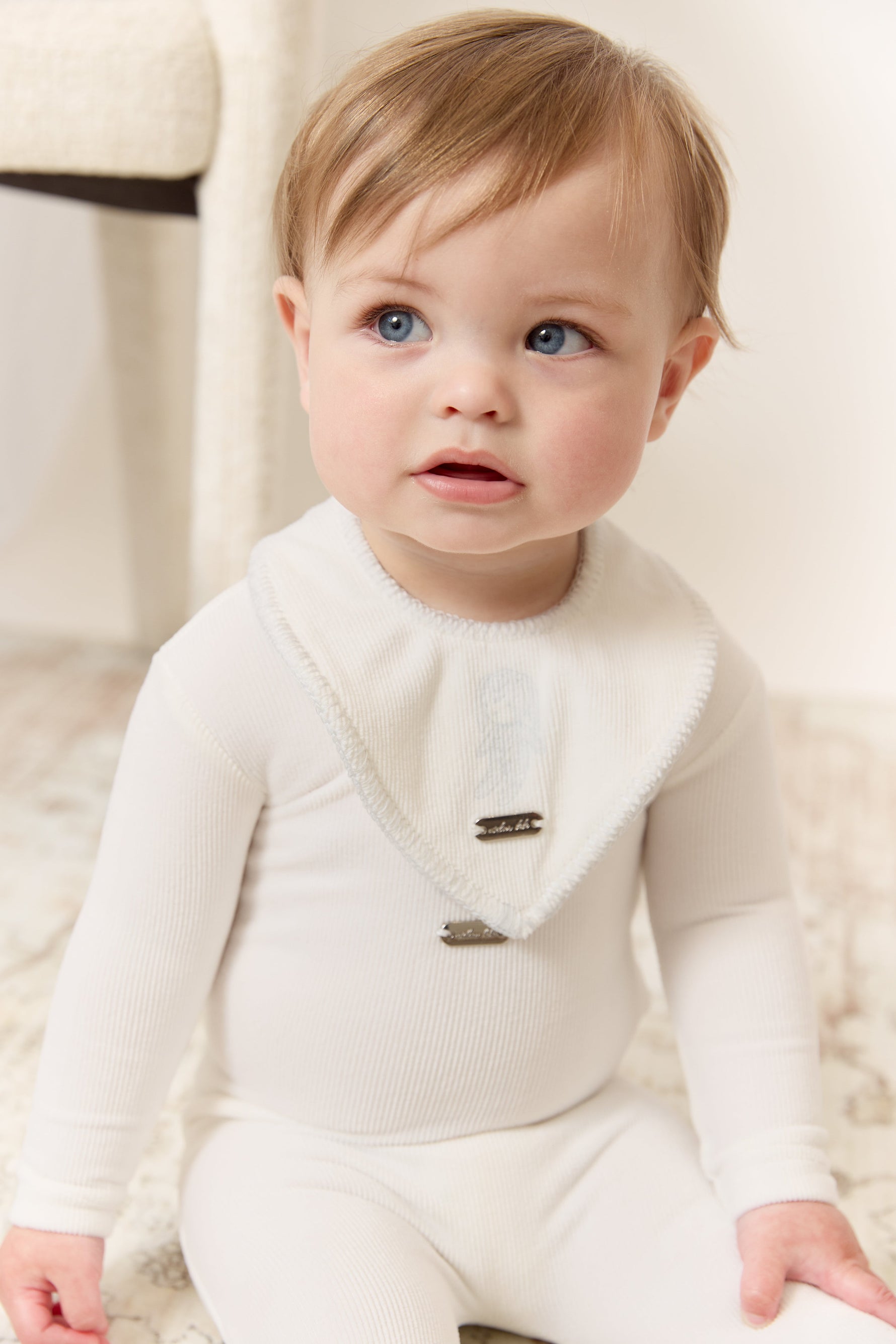 Atelier Bunny Bib - Blue by KIPP™ Collection