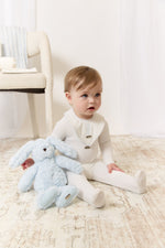Atelier Bunny Footie, Hat & Blanket Set - Blue by KIPP™ Collection