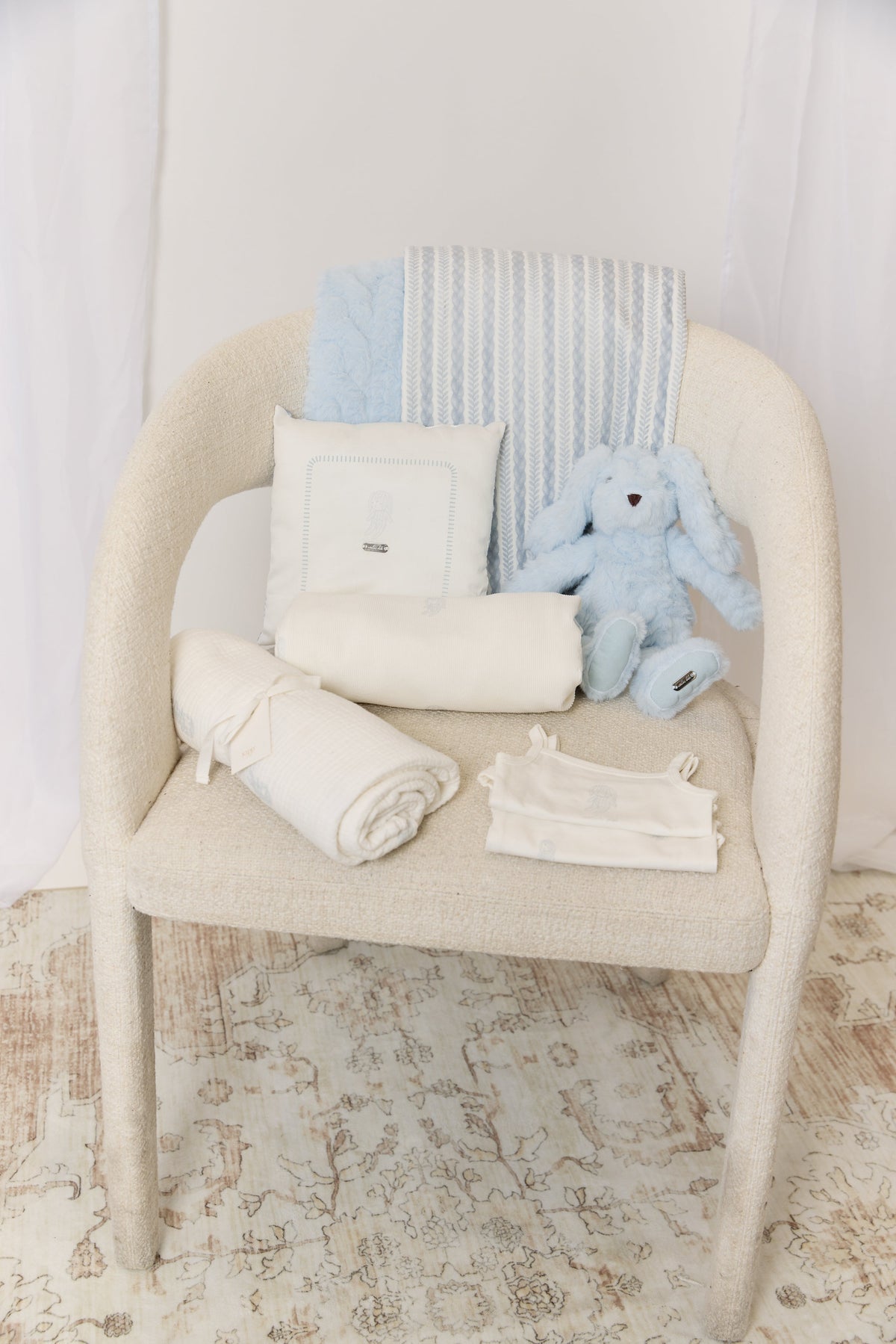 Atelier Bunny Onesies 2 Pack - Blue by KIPP™ Collection