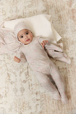 Petite Petal Footie & Hat Set - Pink by KIPP™ Collection