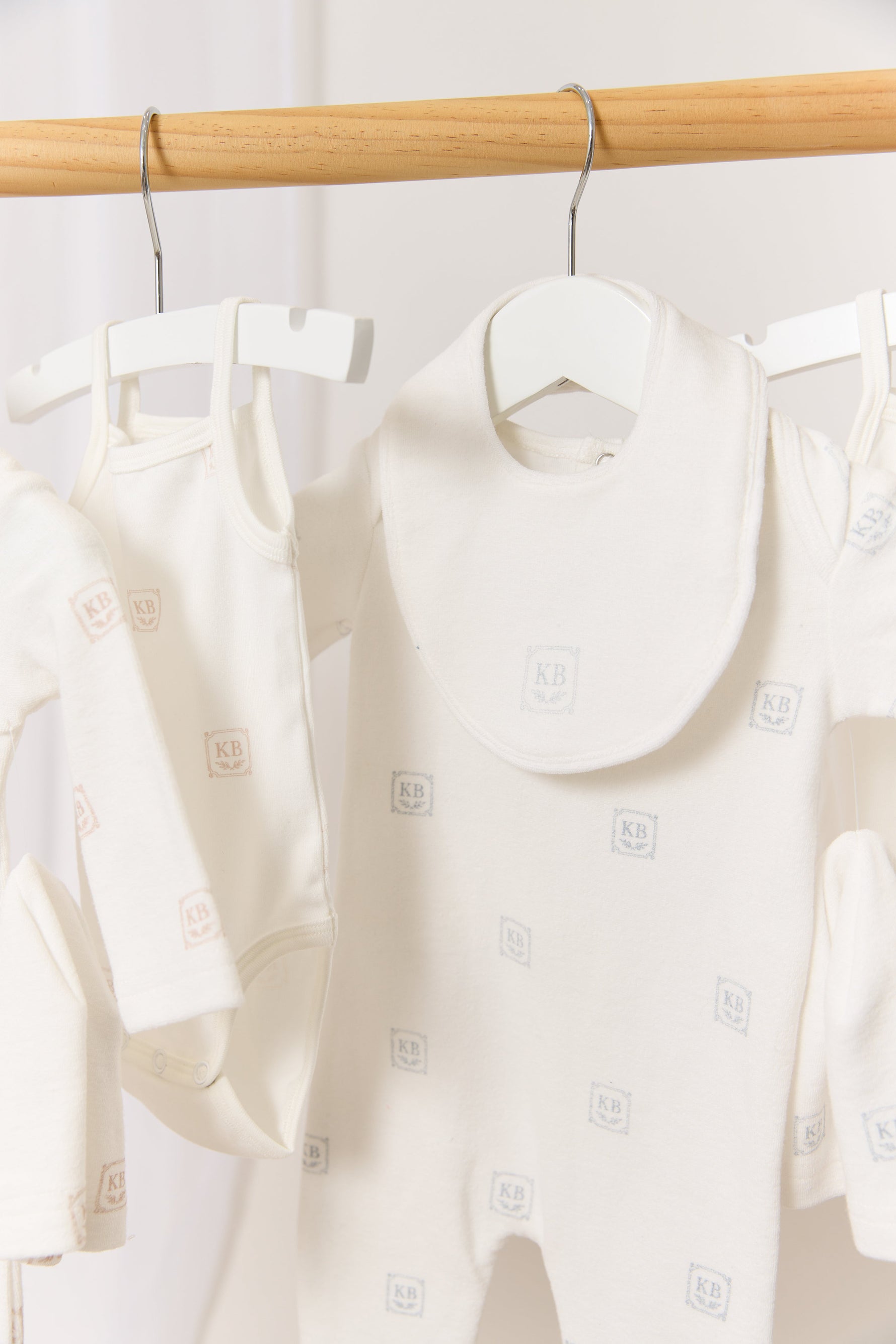 KB Logo Onesie Set of 2 - Stone by KIPP™ Collection