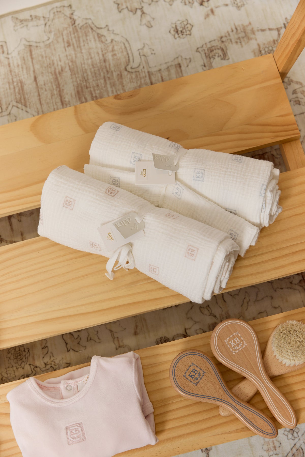 KB Logo Swaddle - Stone by KIPP™ Collection