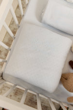 Mon Bebe Mini 4PC Crib Set - Blue by KIPP™ Collection