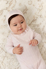 Bebe Pointelle Footie, Hat & Blanket Set - Pink by KIPP™ Collection