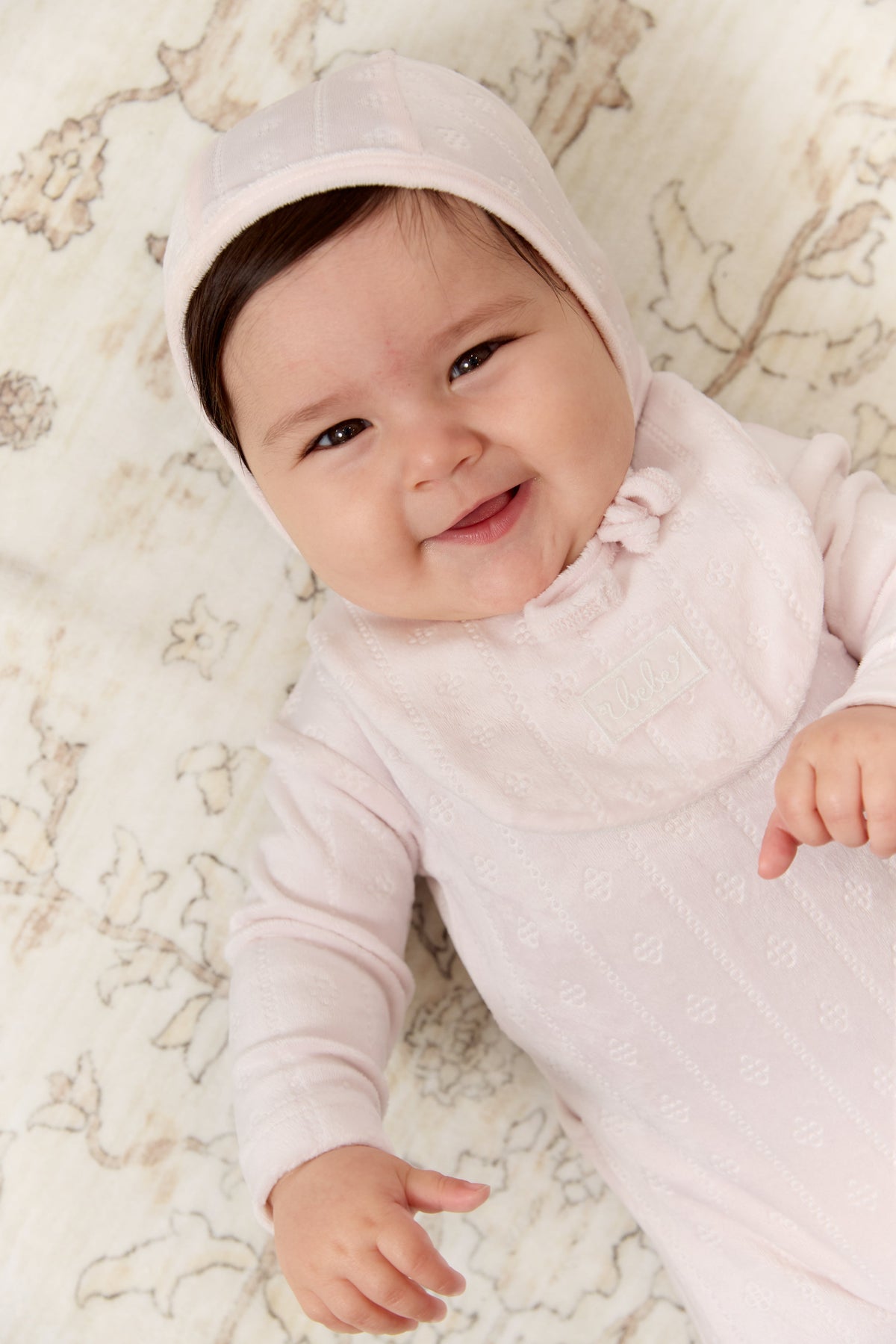 Bebe Pointelle Bib - Pink by KIPP™ Collection