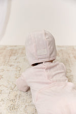 Bebe Pointelle Footie & Hat Set - Pink by KIPP™ Collection