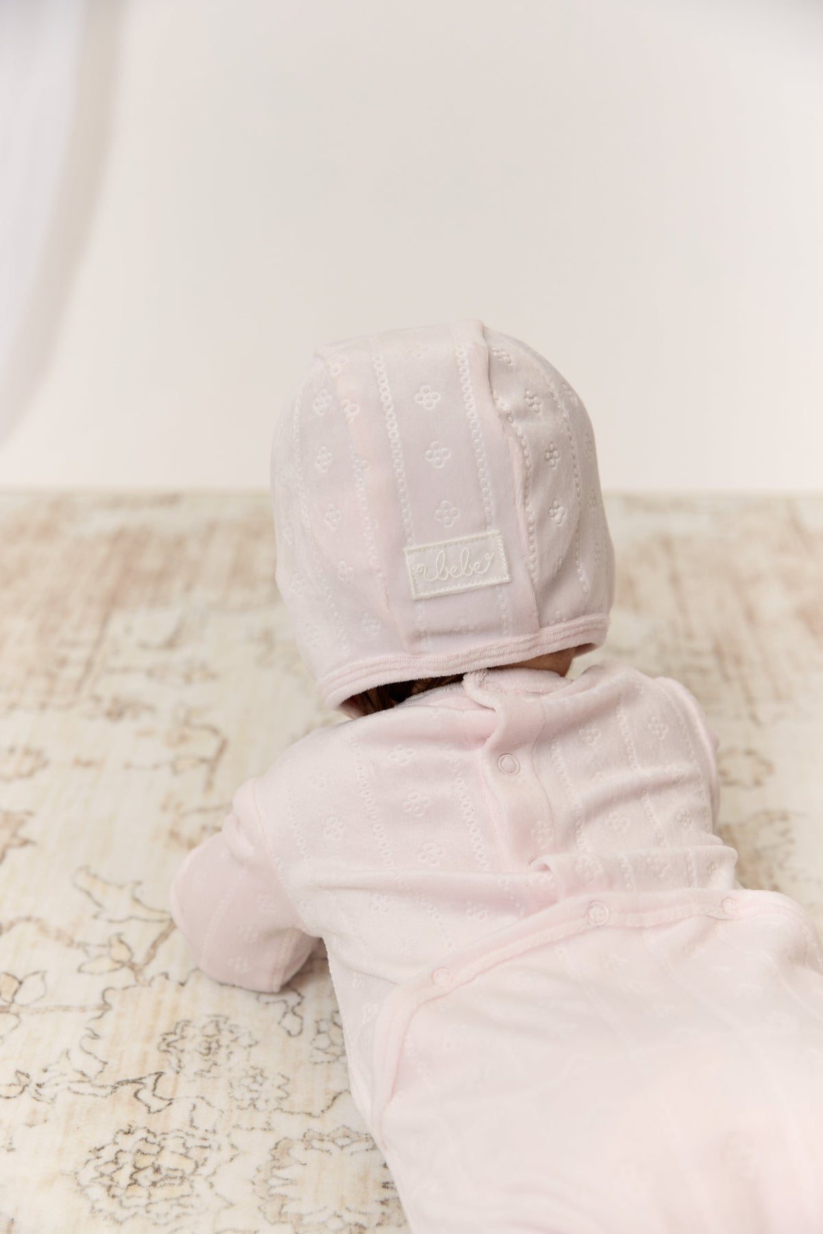 Bebe Pointelle Footie, Hat & Blanket Set - Pink by KIPP™ Collection