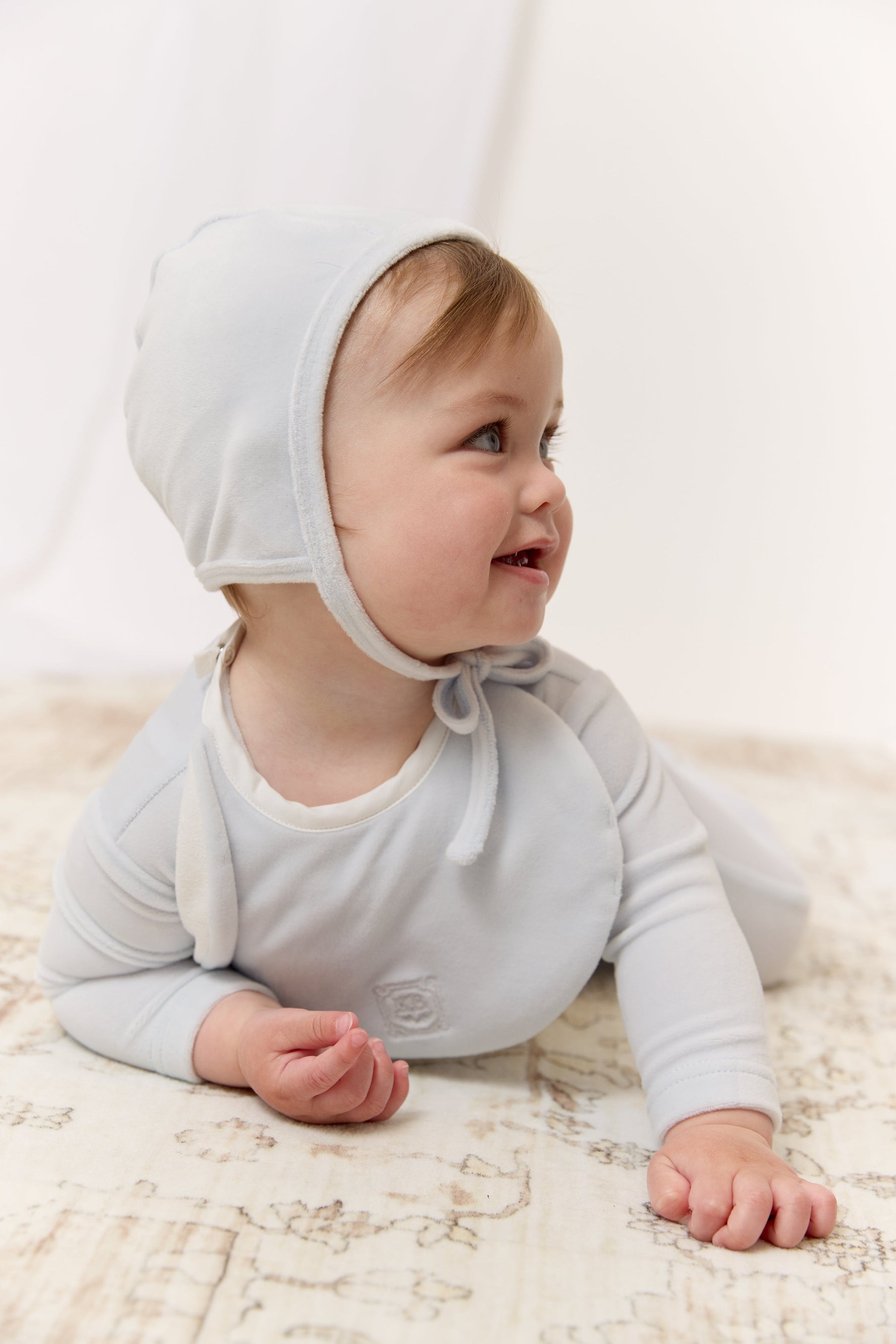 KB Logo Footie & Hat Set - Blue by KIPP™ Collection