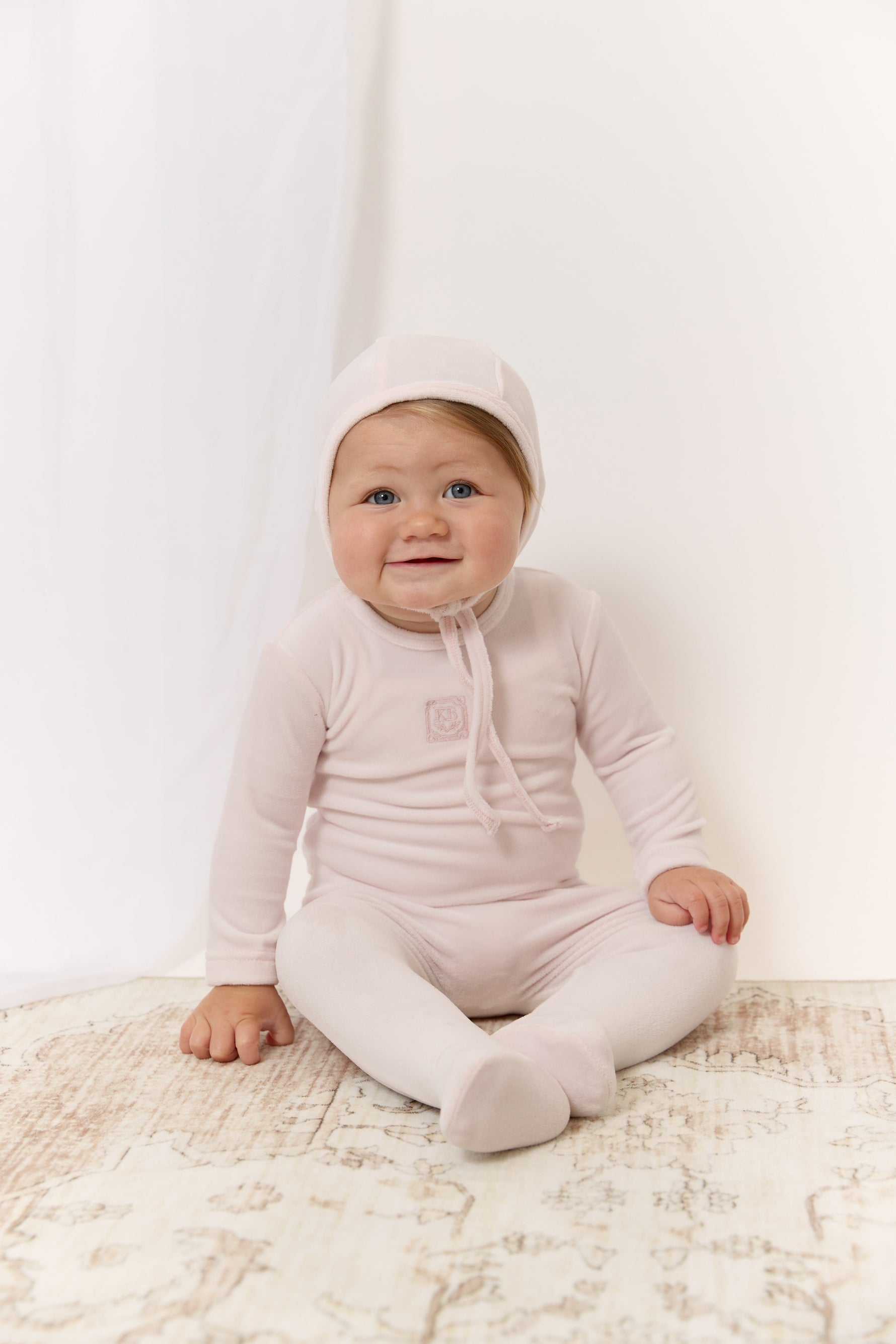 KB Logo Footie, Hat and Blanket Set - Pink by KIPP™ Collection