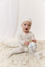 Ciel Enfant Wrap Footie & Hat Set - Blue by KIPP™ Collection