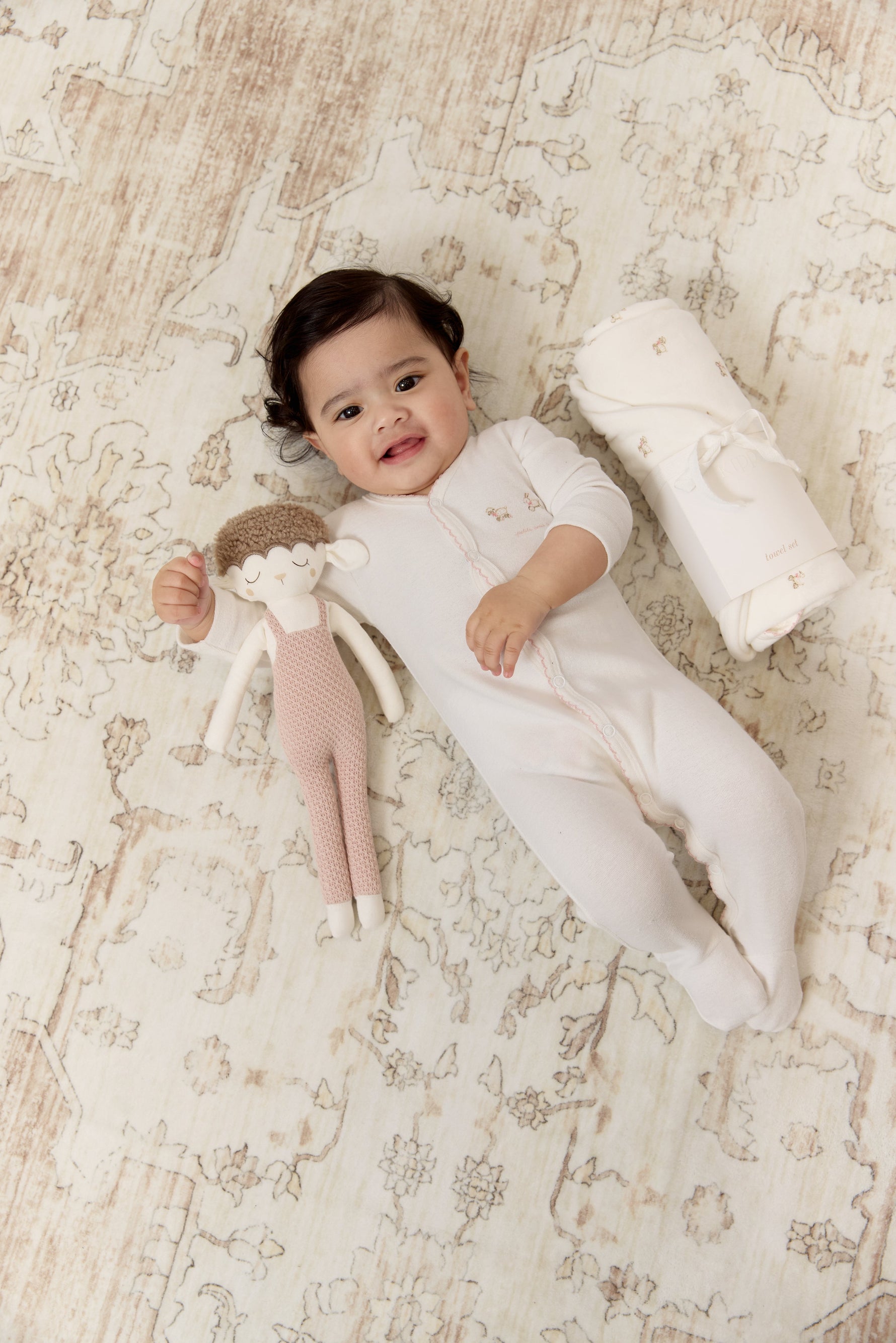 Petits Amis Terry Footie - Pink by KIPP™ Collection