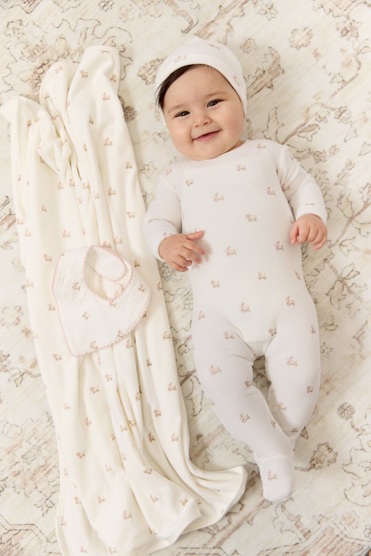 Petits Amis Footie, Hat & Blanket Set - Pink by KIPP™ Collection