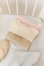 Mon Bebe Footie, Hat & Blanket Set - Natural by KIPP™ Collection