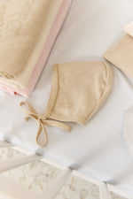 Mon Bebe Footie, Hat & Blanket Set - Natural by KIPP™ Collection