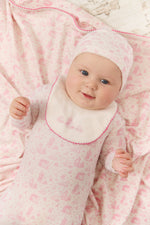 Woodland Toile Bib - Rose by KIPP™ Collection