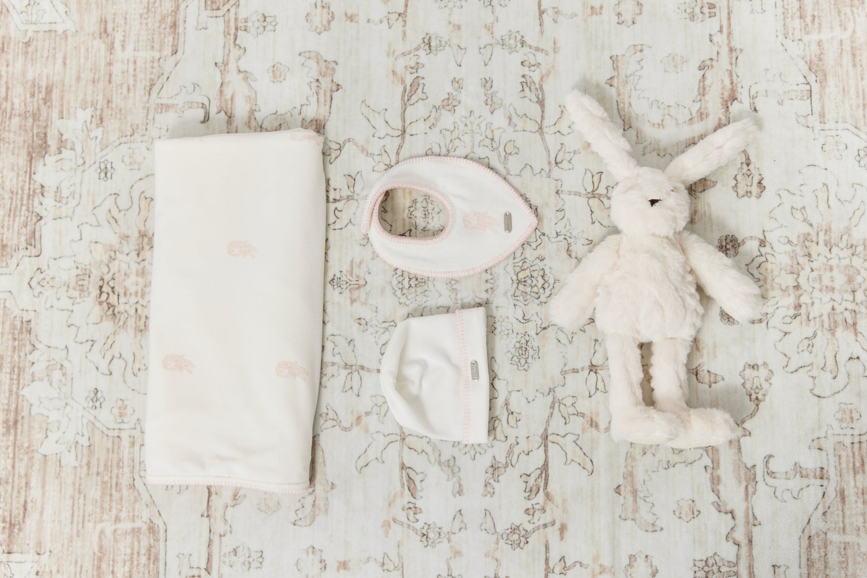 Atelier Bunny Footie & Hat Set - Pink by KIPP™ Collection