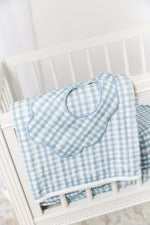 Ciel Enfant Gingham Bib - Blue by KIPP™ Collection