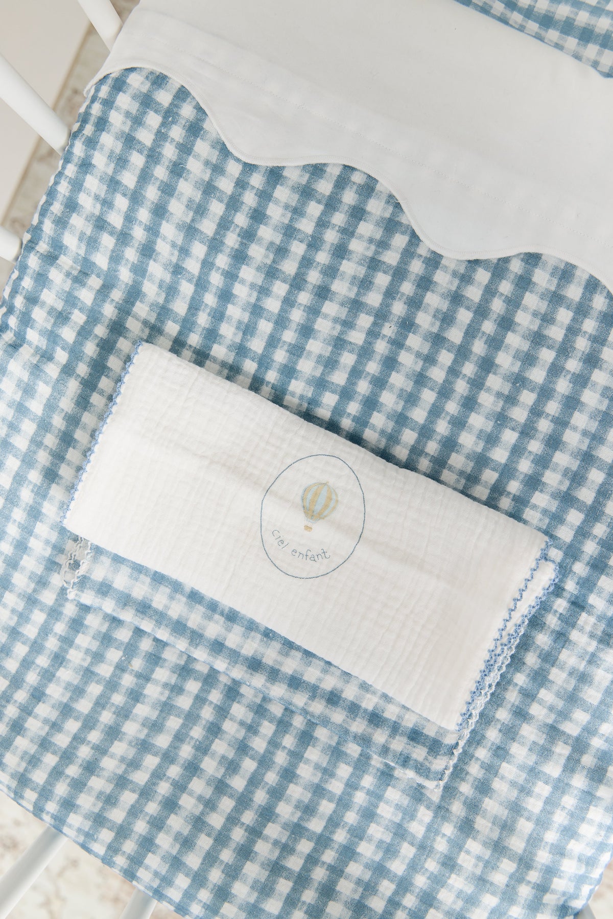 Ciel Enfant Burp Cloth Set of 3 - Blue by KIPP™ Collection