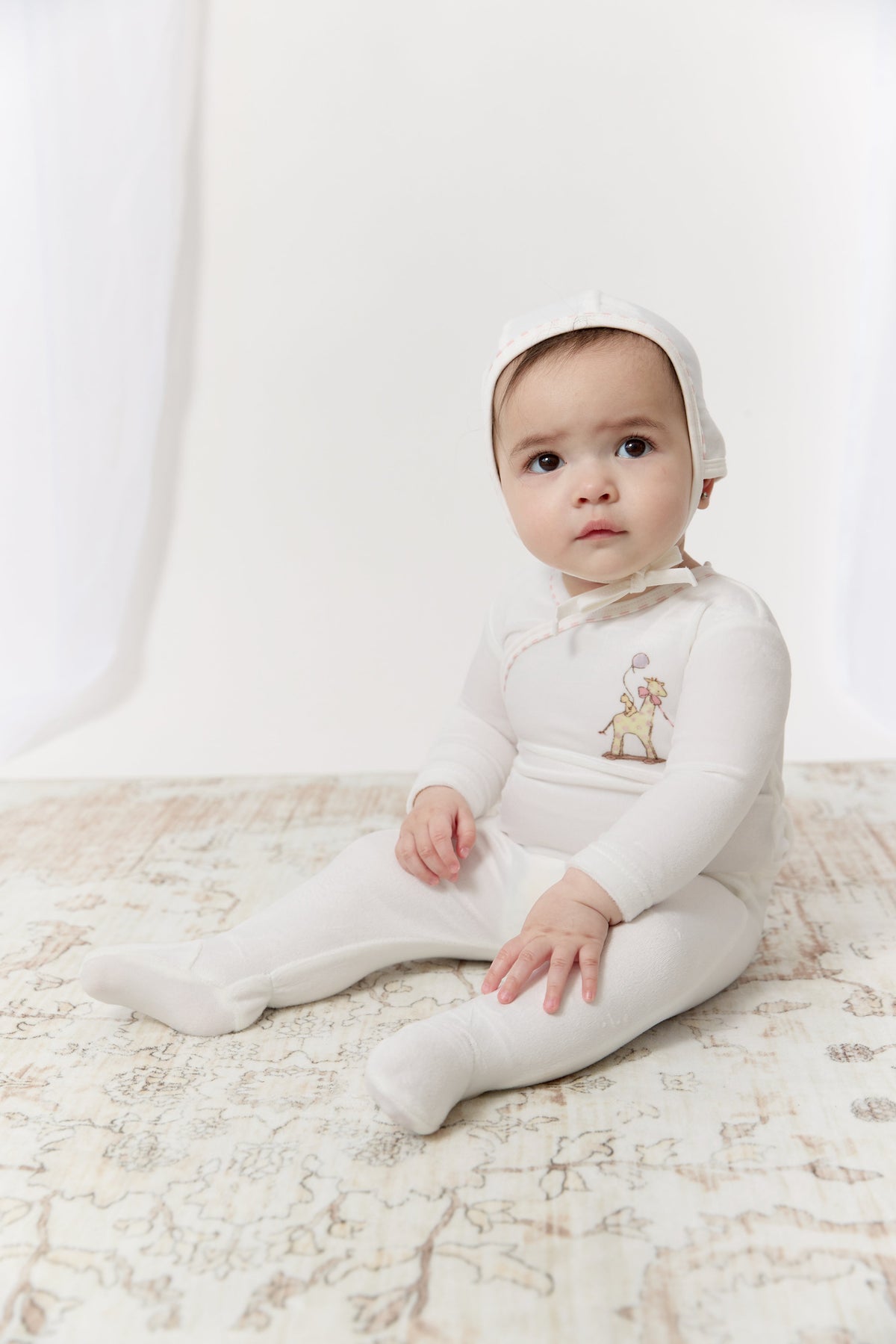 Meadow Friends Footie & Hat Set - Pink by KIPP™ Collection