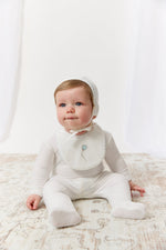 Meadow Friends Footie Bib - Blue by KIPP™ Collection