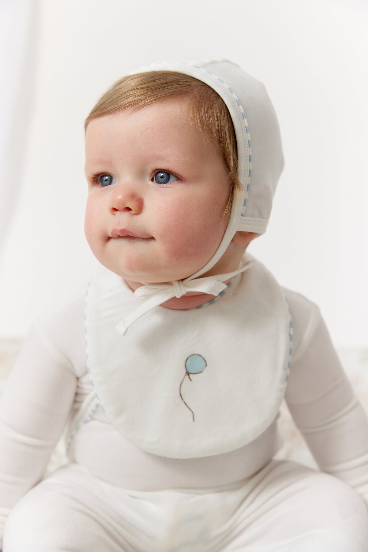 Meadow Friends Footie Bib - Blue by KIPP™ Collection