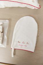 Petits Amis Towel & Mitt Set - Red by KIPP™ Collection