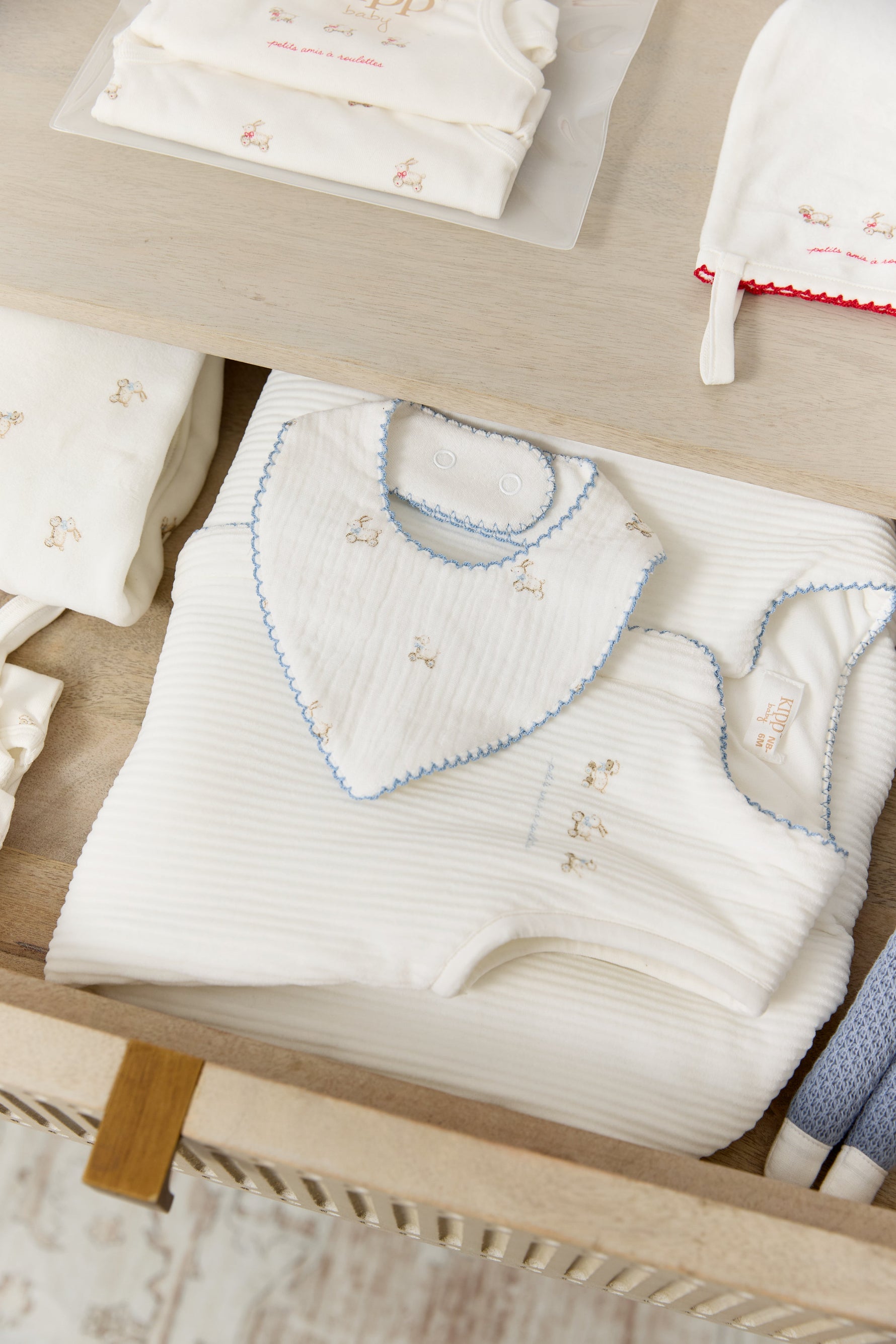 Petits Amis Bib - Blue by KIPP™ Collection