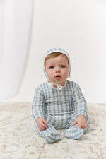 Ciel Enfant Gingham Footie - Blue by KIPP™ Collection