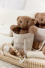 Petit Ours Teddy in a Bag - Stone by KIPP™ Collection