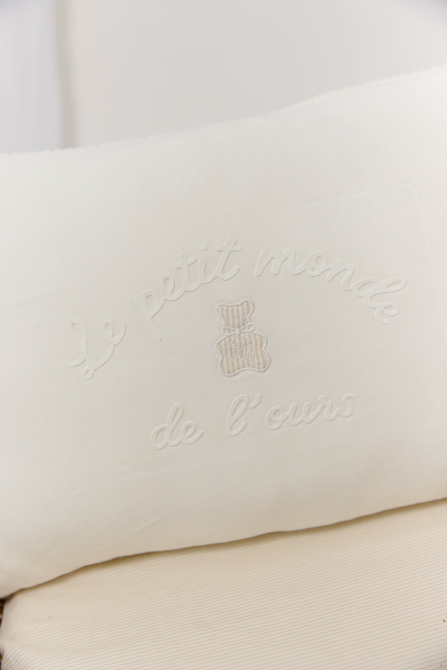 Petit Ours Pillow - Stone by KIPP™ Collection