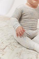 Petite Petal Footie & Hat Set - Blue by KIPP™ Collection