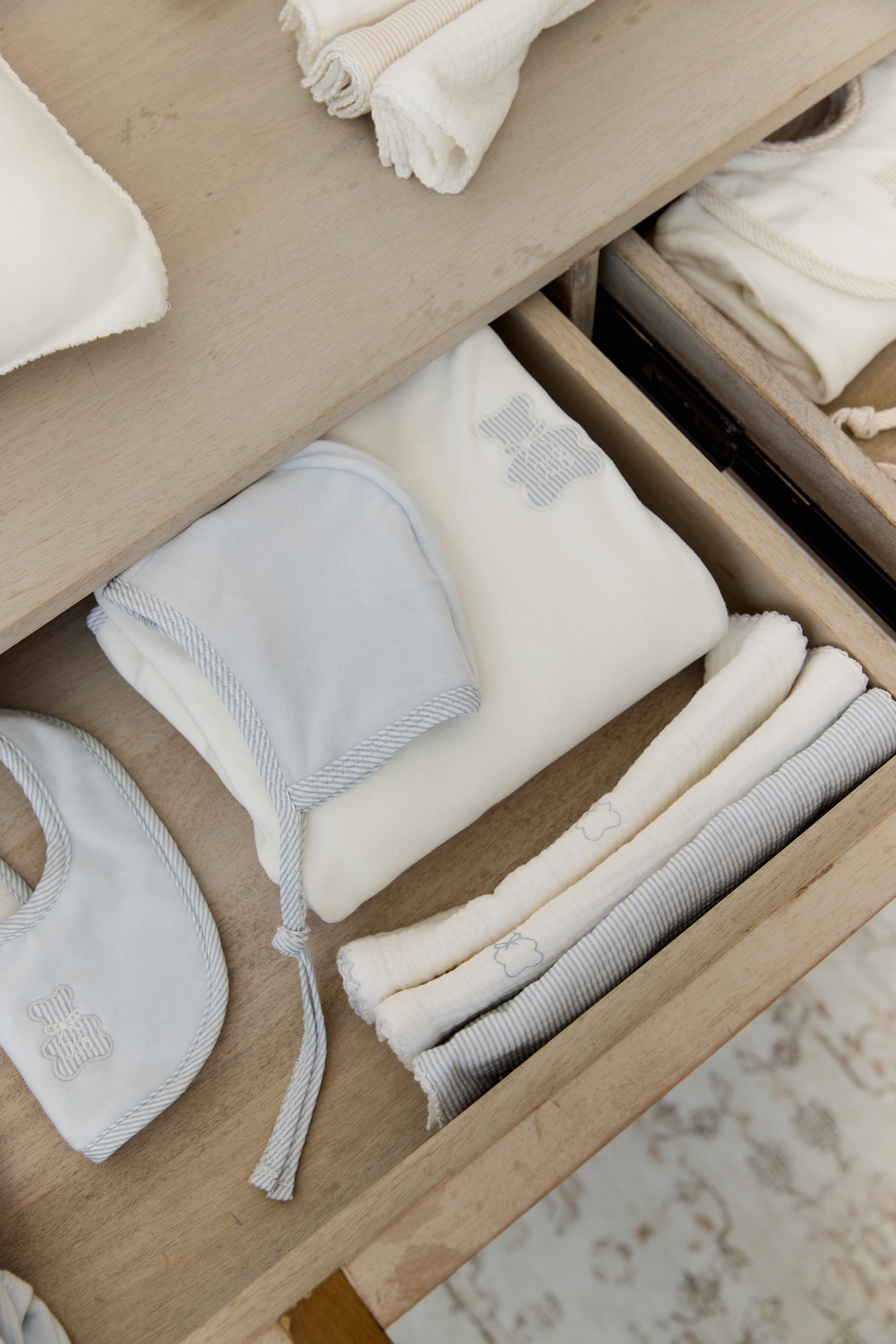 Petit Ours Footie & Hat Set - Blue by KIPP™ Collection