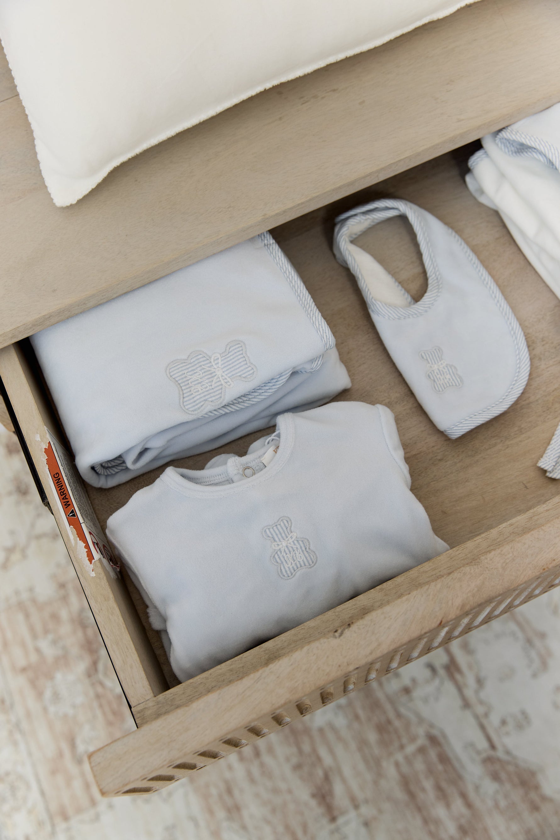 Petit Ours Footie & Hat Set - Blue by KIPP™ Collection