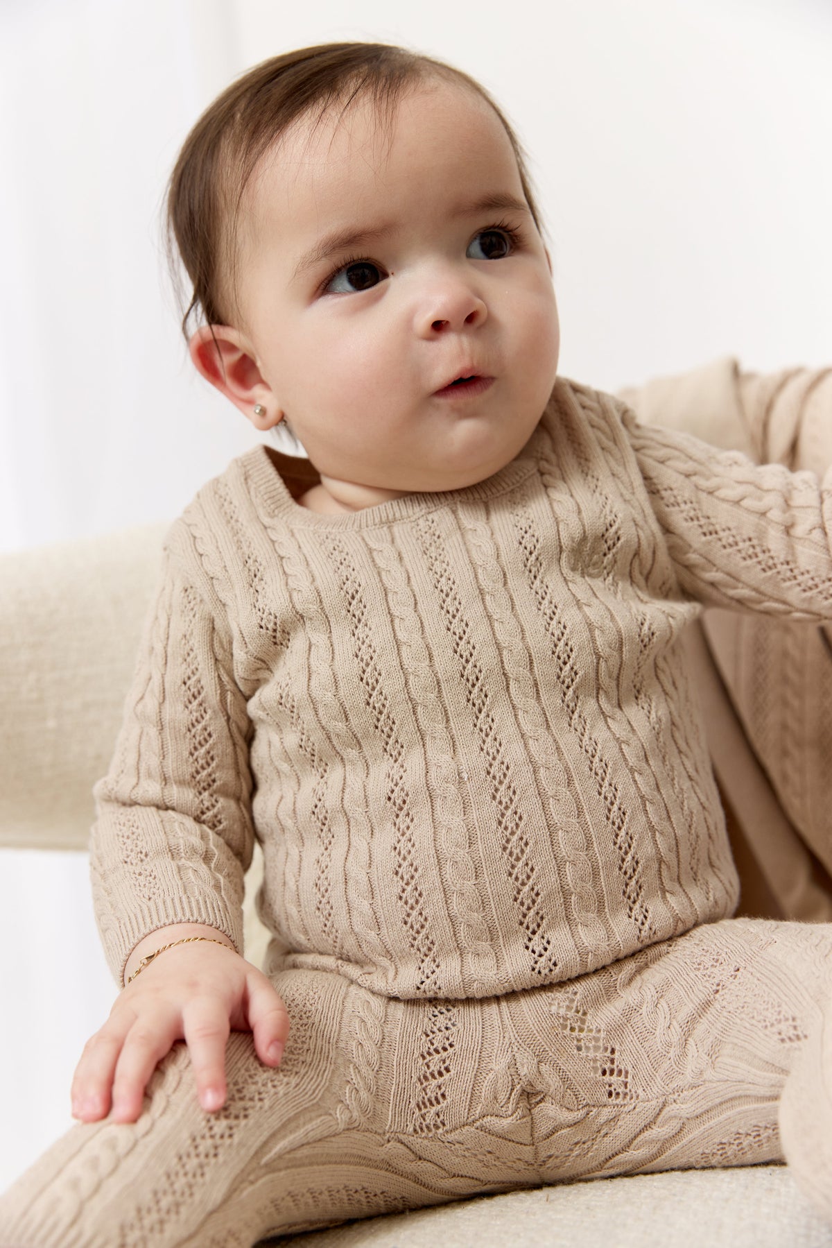 Elliot Cable Knit Set by KIPP™ Collection