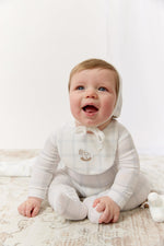 Whinny Plaid Bib - Blue by KIPP™ Collection