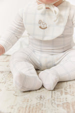 Whinny Plaid Bib - Blue by KIPP™ Collection