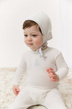 Petit Ours Footie & Hat Set - White Blue by KIPP™ Collection