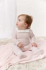 Classic Bib Footie & Hat Set - Pink by KIPP™ Collection