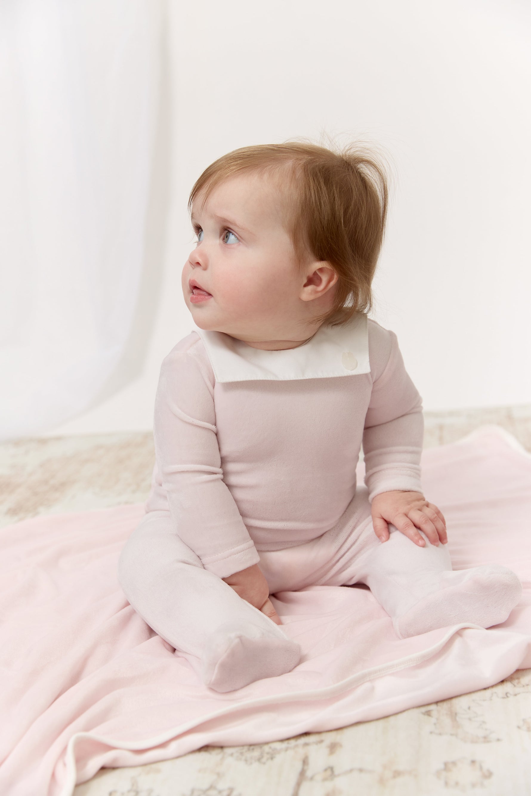 Classic Bib Footie, Hat & Blanket Set - Pink by KIPP™ Collection