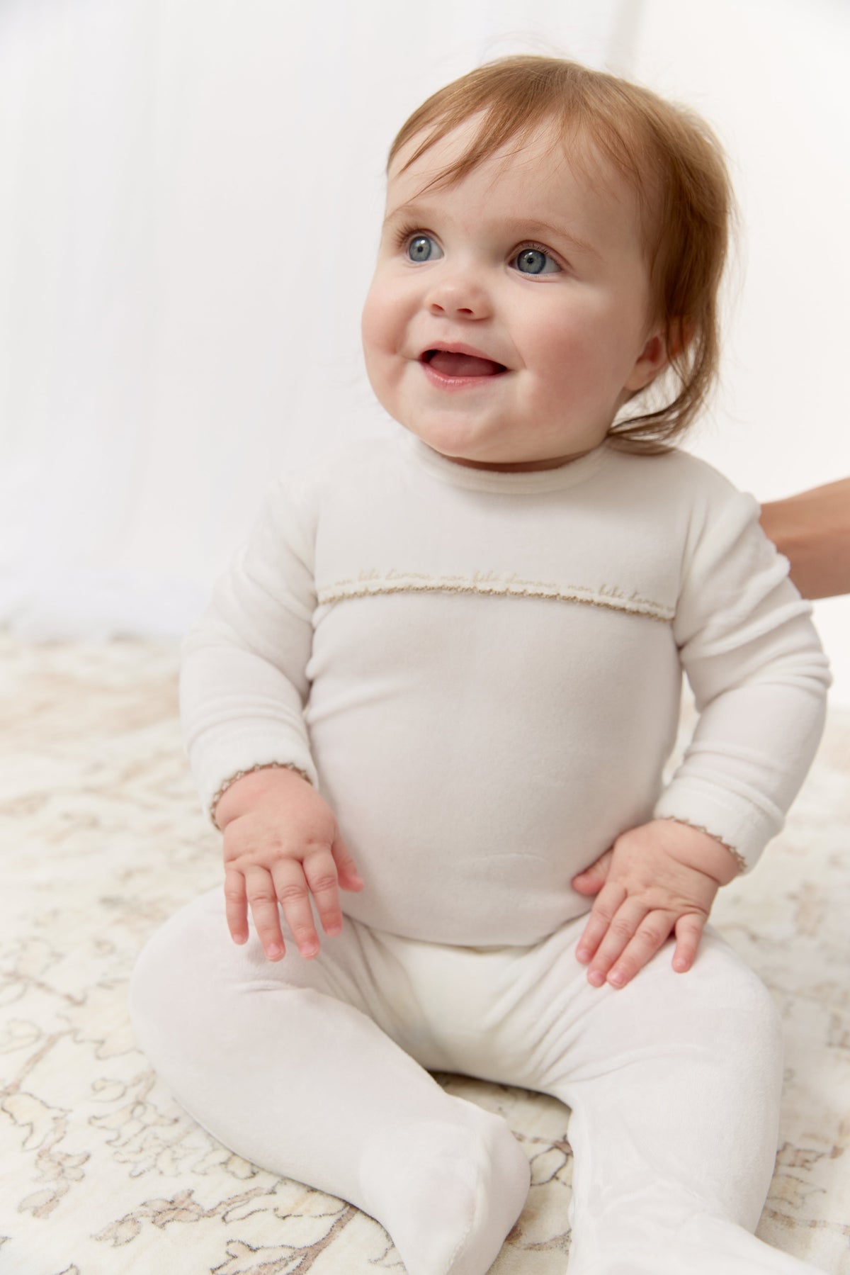 Mon Bebe D'Amour Footie & Hat Set - Taupe by KIPP™ Collection