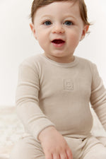 KB Logo Footie & Hat Set - Stone by KIPP™ Collection