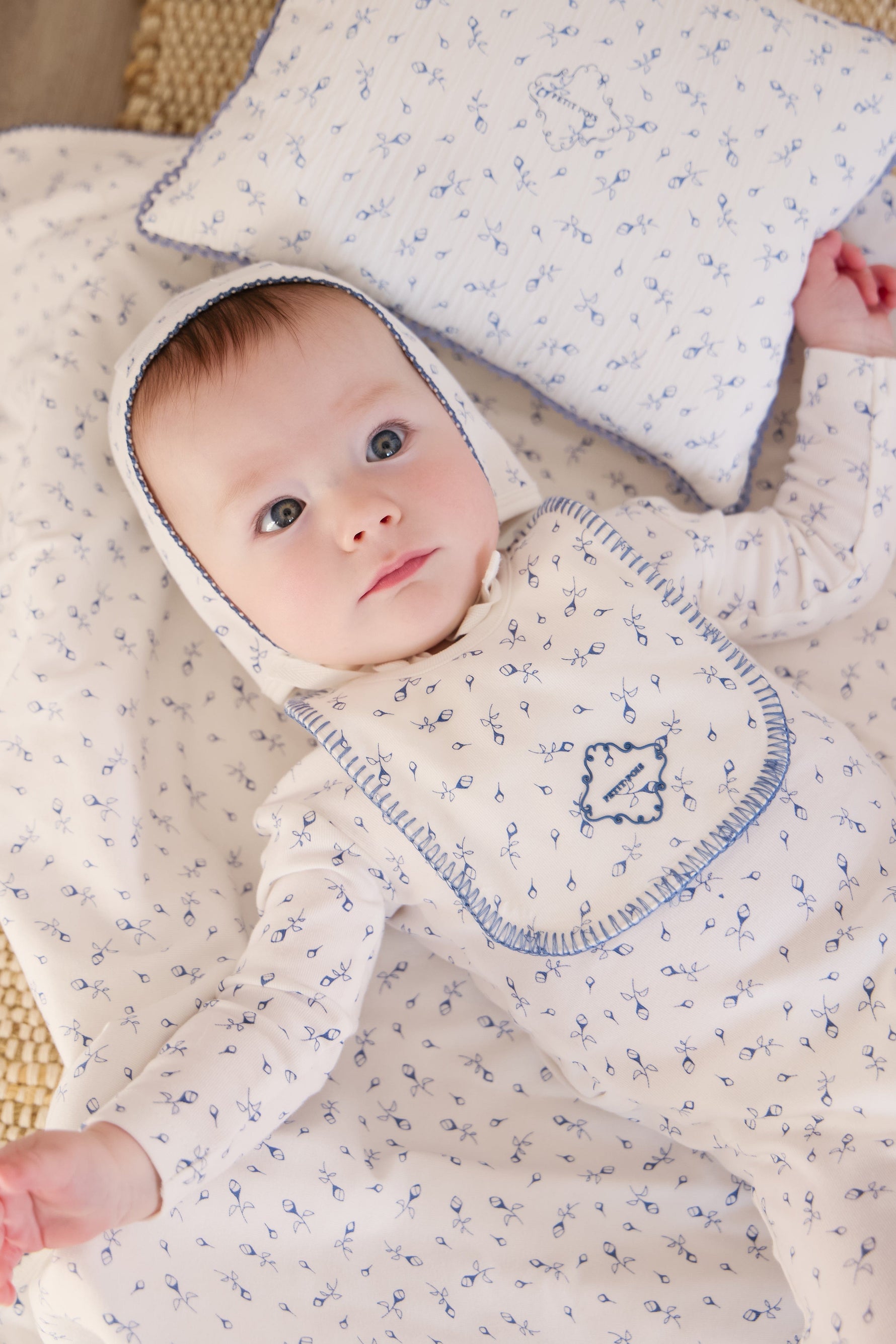 KIPP Collection Baby Bib With Floral Print and Snap Closure for Babies by KIPP™ Collection at Everetts Place