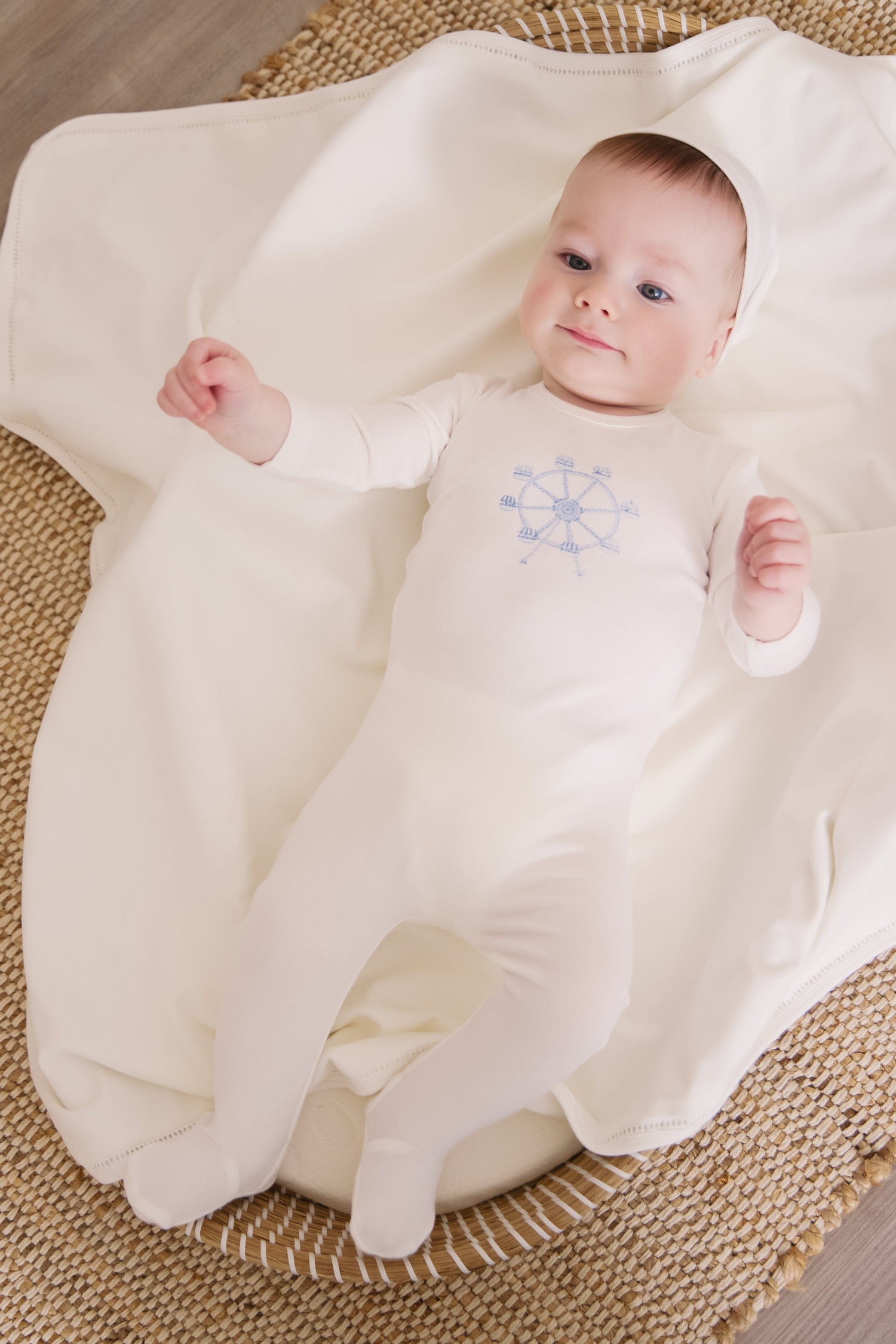KIPP Collection Baby Onesie Long Sleeve Ferris Wheel Graphic For Babies