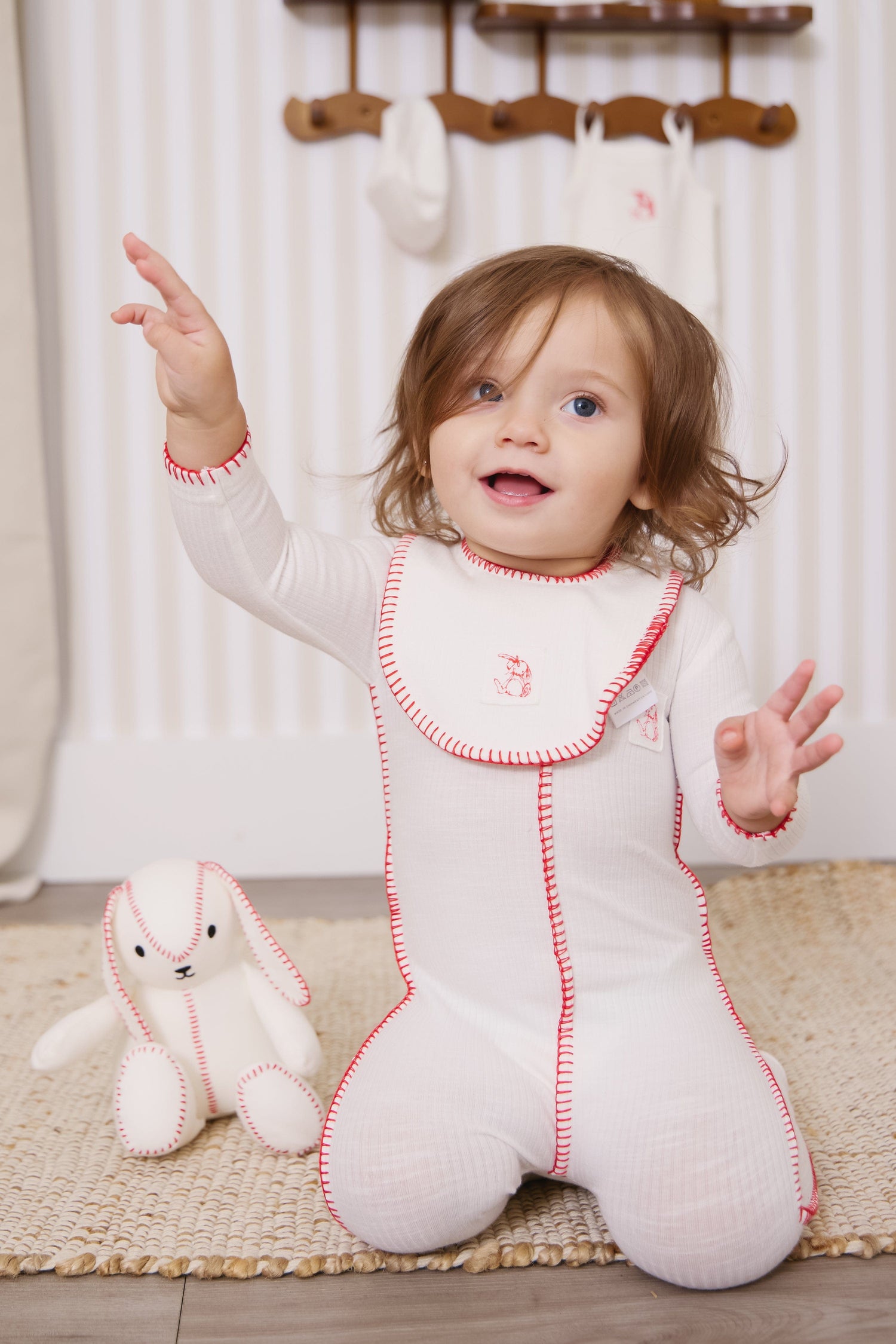 KIPP Collection Ribbed Footie With Color Stitch And Front Patch For Babies by KIPP™ Collection at Everetts Place