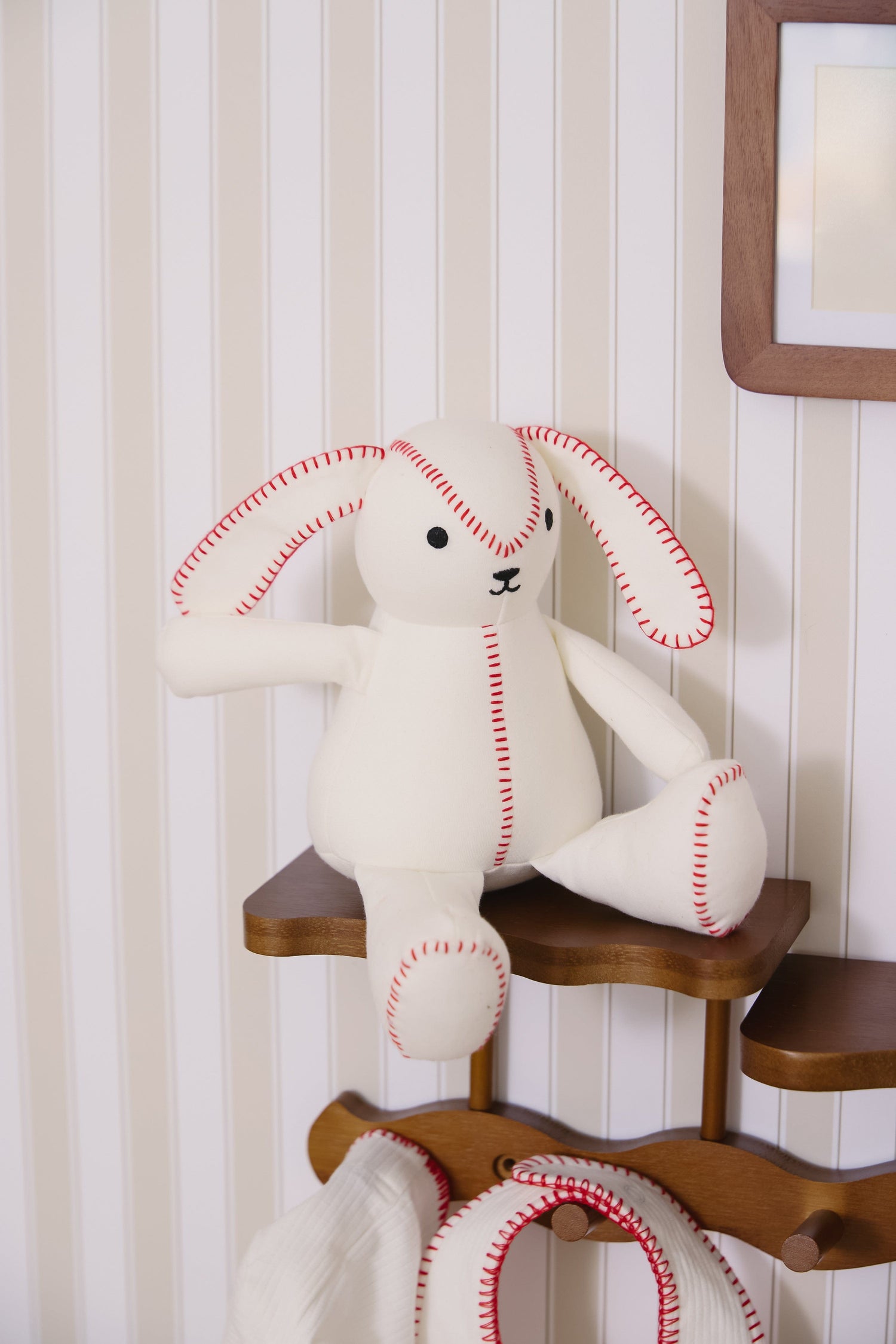 KIPP Collection Bunny Plush Toy With Contrast Color Stitching For Babies by KIPP™ Collection at Everetts Place