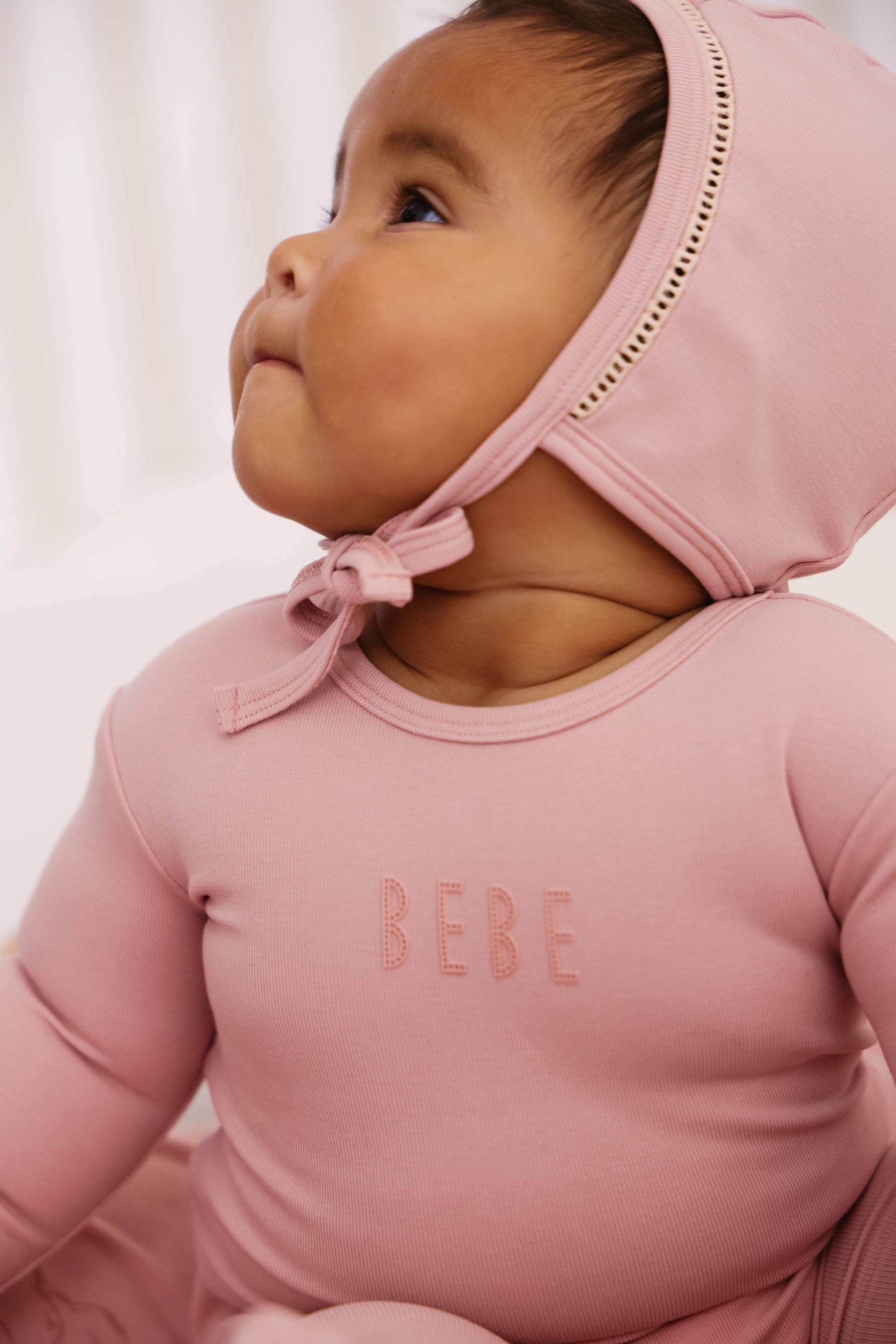 KIPP Collection Footie and Hat Set with Bebe Embroidery for Baby Girls by KIPP™ Collection at Everetts Place