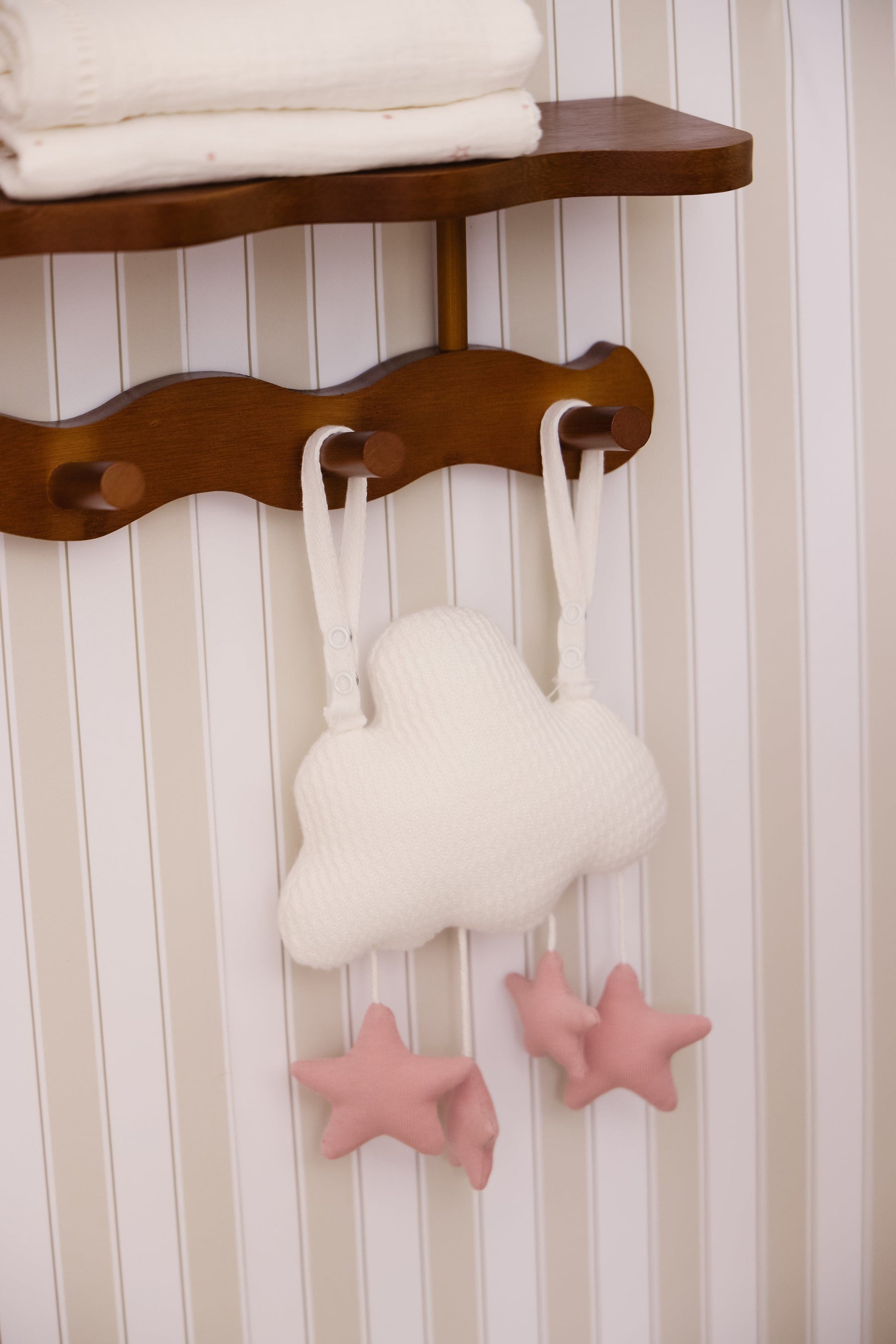 KIPP Collection Pink Plush Rattle Toy With Starry Design For Babies by KIPP™ Collection at Everetts Place
